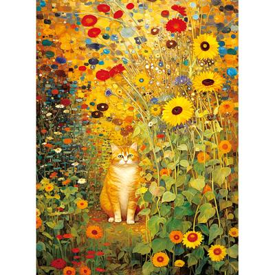 Gustav Mocha Jigsaw Puzzle Famous Western Painting 500 Pieces, Popular Korean Puzzle