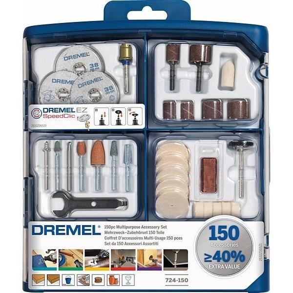 Coffret De 150 Accessoires DREMEL - Multi-usage