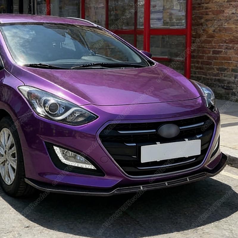 For Hyundai I30 MK2 MK2.5 2012 2013 2014 2015 2016 2017 Car Front Bumper Lip Sports Wind Spoiler Splitter Body Modification Kit