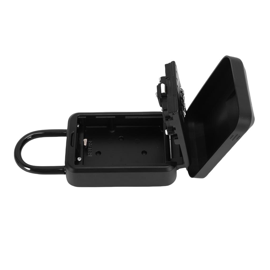 Key Lock Box Aluminum Water Proof Portable 4 Digit Combination Key Safe Storage Lockbox for Outside Home Garage