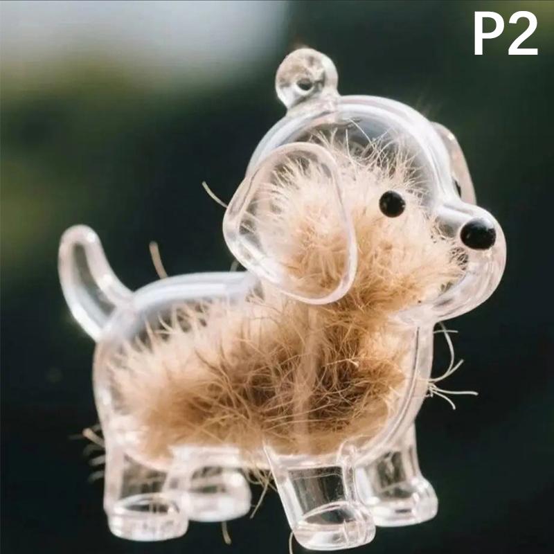 

Dog Hair Storage Cute Pendant Keychain Bag Pendant Couple Car Key Chains Jewelry Souvenir Collection Gift Decoration Accessories 2