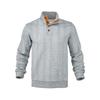 Men S Long Sleeve Casual Stand Collar Button Detail Jacquard Sweatshirt