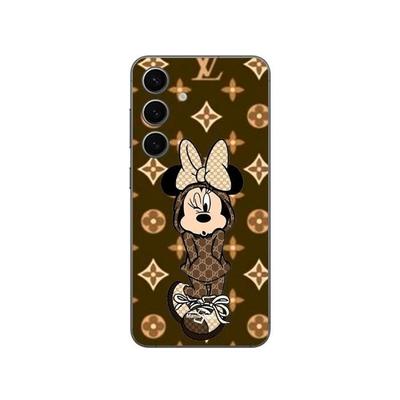 Kryt - DISNEY - Minnie LV - Samsung Galaxy S24 - Hnědý - Měkký
