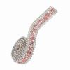 1yard 15mm   Mesh Wrap Roll     Rhinestone Ribbon Decoration (Gray)