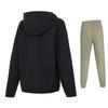 Under Armour Warm Zip-Up Hooded Jacket Comfortable Knit Long Pants Casual Sports Set Men Sets 24600408-001+24600705-203