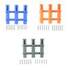 3 Tube Links Fishing Rod Holder Support Gift for Husband Equipment 3 Hole Fishing Rod Rack for Yacht Truck Garage Marine Boats