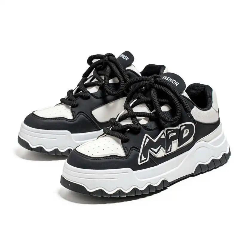 Fashion Thick Heeled Plus Size Men Black Boots Boots Sneakers Shoes Classic Sport Vintage Footwears Designer Special Offers Class