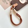 Rainbow Lanyard Strap Portable Rope Keychain Exquisite Hanging Chain Ring  Woman