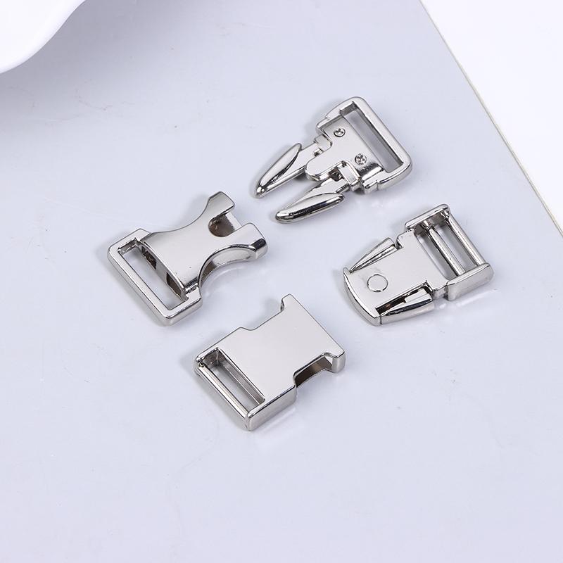 2 szt. Klamry Zwalniające ze Stopu Cynku Okucia 13 mm/15 mm/20 mm Klamry do Bransoletki ze Sznurka Paracord Zamek do Torby Części Narzędzi Outdoorowych