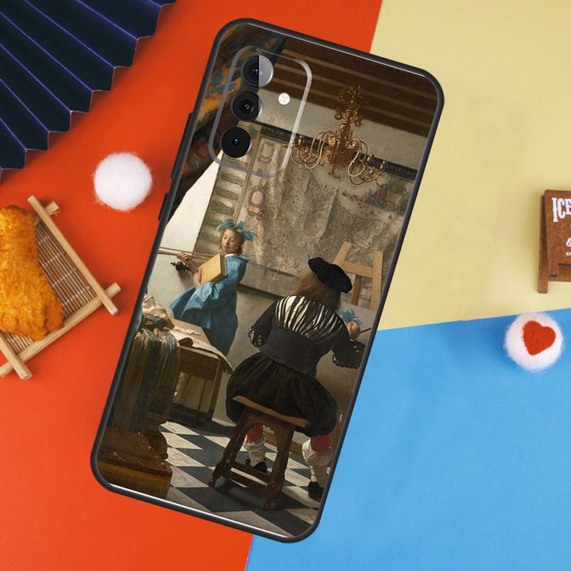 Johannes Vermeer Case For Samsung Galaxy A54 A34 A14 A55 A35 A33 A53 A13 A23 A17 A06 A16 A56 A36 A52 A32 A15