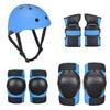 Cycling Protective Gear Set Adults Kids - Knee Elbow Wrist Guards 6-Piece Safety Equipment Bike Skateboard Scooter