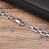 Brățări Vnox cu Lanț cu Zale Groase în Formă de H pentru Băieți, Adolescenți, Bărbați, Zale Handmade din Oțel Inoxidabil Rezistente la Apă, Bijuterii Simple