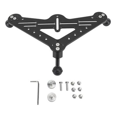 Tauchen Tray Rig Video Dreieckige Stabilisator Stativ Basis Halterung SLR Kamera Unterwasser Fotografie