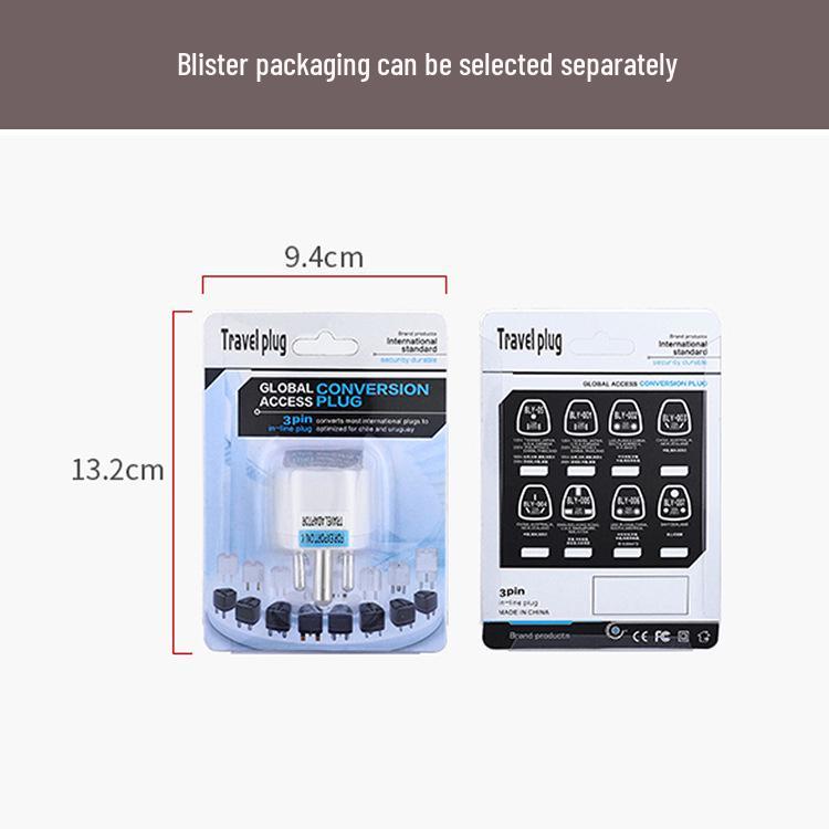 Global Travel Adapter: Multi-Country Plug Converter for Europe, UK, USA, Germany, Australia