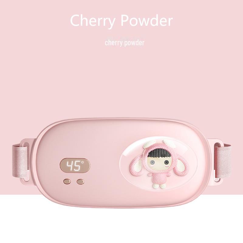 Ultra-Thin Rechargeable Menstrual Warming Belt with Vibration Massage