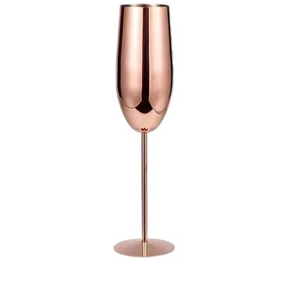 Bicchieri da vino in acciaio inossidabile da 250 ml Bicchieri da cocktail in metallo infrangibili, per bere cocktail e vino al bar e a casa Tazza