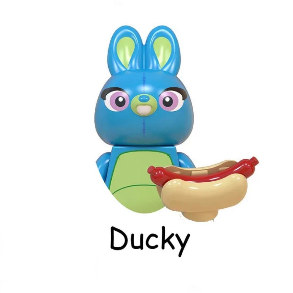 4Pcs/Set Dustin Eleven Mike Will Hopper Joyce Brenner Demogorgon Vecna Model Buliding Blocks Bricks Construction Toys For Kids