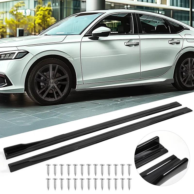 86.6“ Side Skirt Universal For BMW F10 5 Series 535i 528i M Sport 2011-2016 Extension Body Kit Apron Winglet Car Accessories