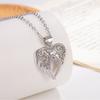 Stylish and Exquisite, Full of Diamond Angel Wings To Protect The Casual Versatile and Exquisite Necklace