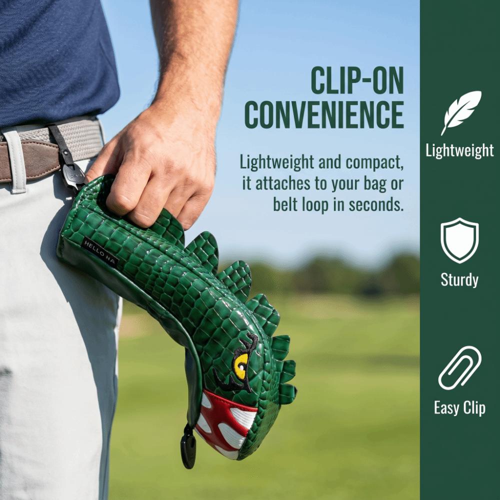 PU Leather Golf Club Head Cover Soft Lining Fairway Wood Cover Golf Head Cover Set  Course Play