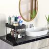 TEMU Shein H-Shaped Multifunctional Kitchen Sink Storage Rack with Pull-Out Design.
