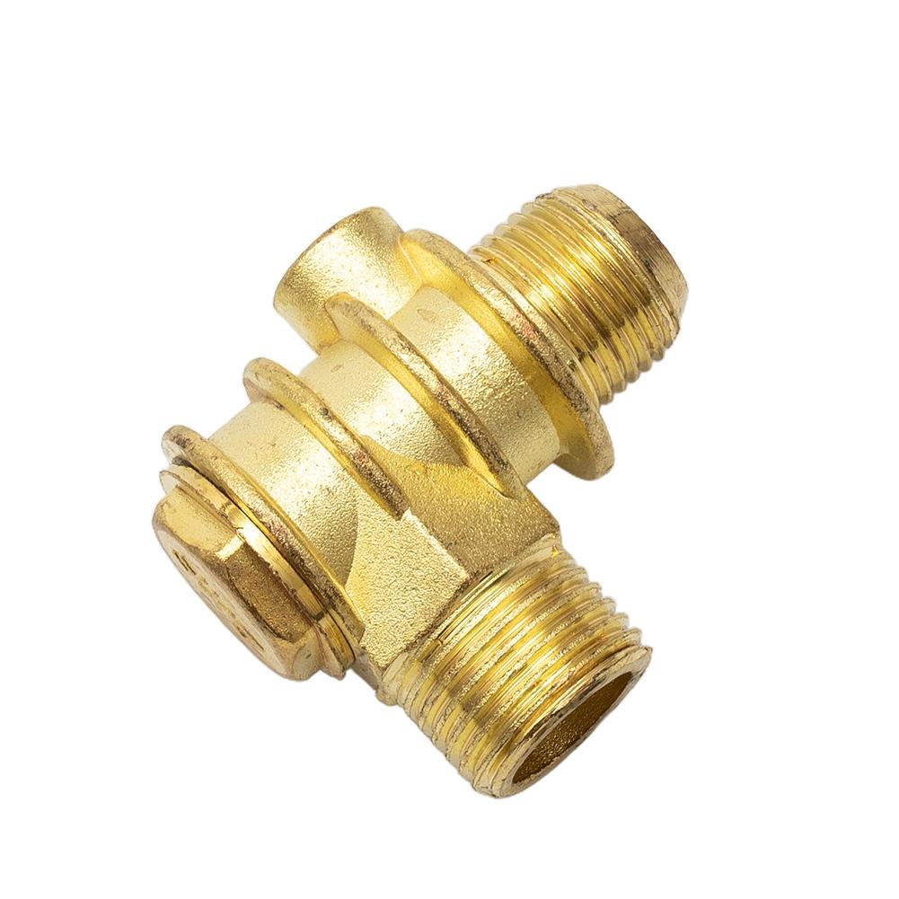 Air Compressors Check Valve Tools Equipment 3-Port 20*19*10mm Male-Threaded
