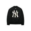 MLB SS22 Logo Embroidered Zip-Up Long Sleeve Baseball Jacket Unisex Jackets Black 3AJP01016-50BKS