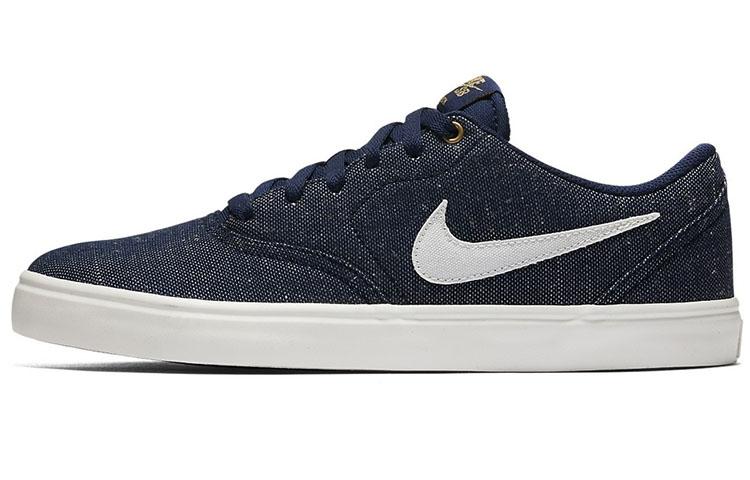 

Nike SB Check Skateboard Shoes Unisex Low Top Denim Blue/White 844493-411 36.5