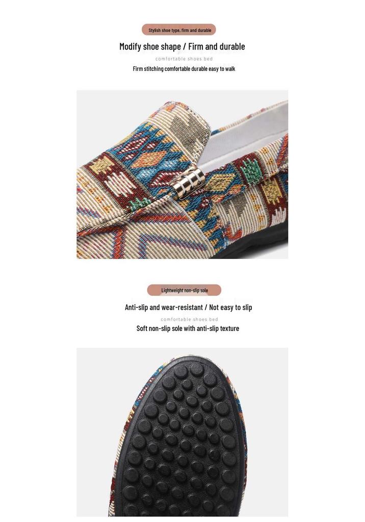 Men's Slip-On Breathable Moccasins - Korean Style Trendy Casual Driving Shoes