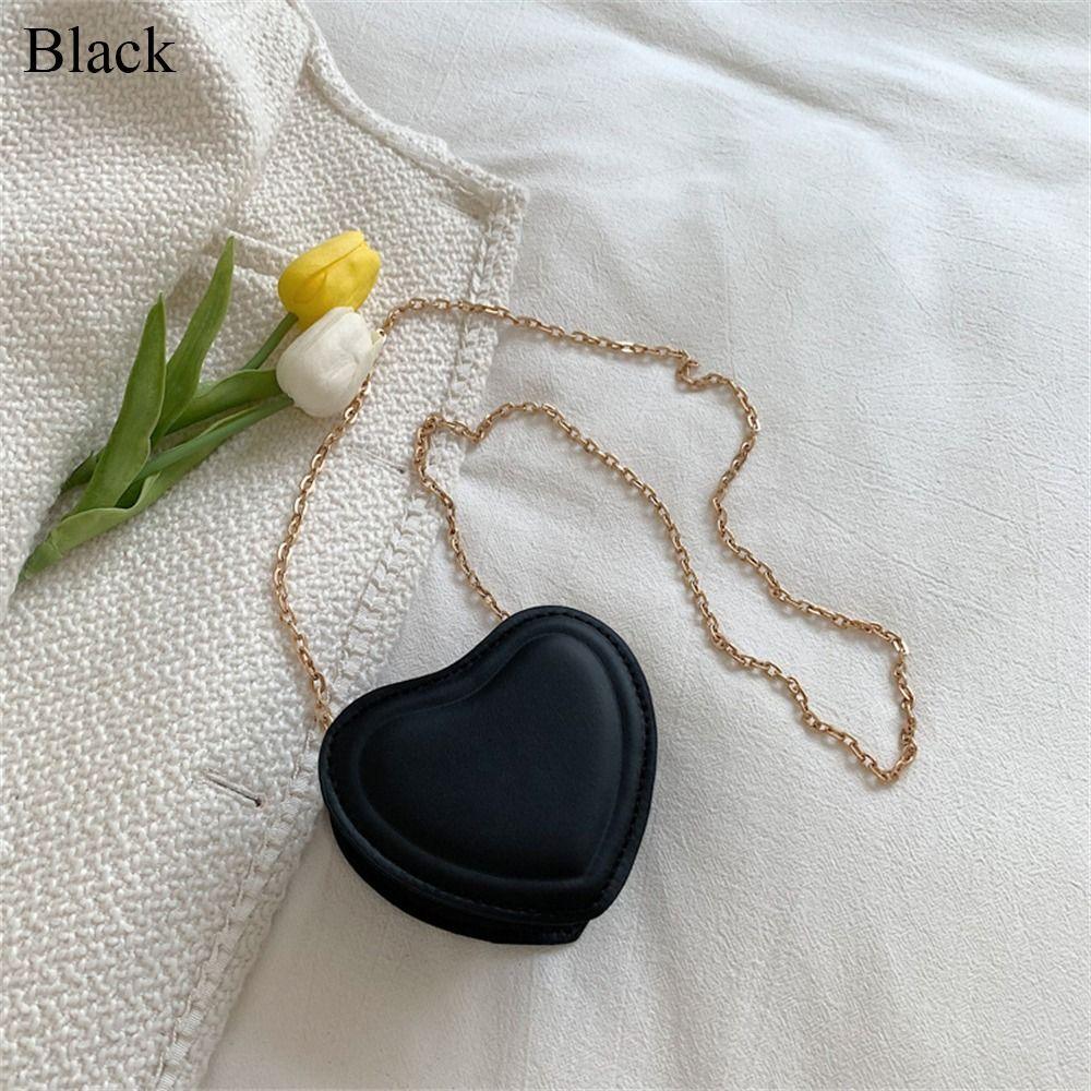 Mini Shoulder Bag Heart-shaped Small Bag Exquisite Handbags  Women Girls