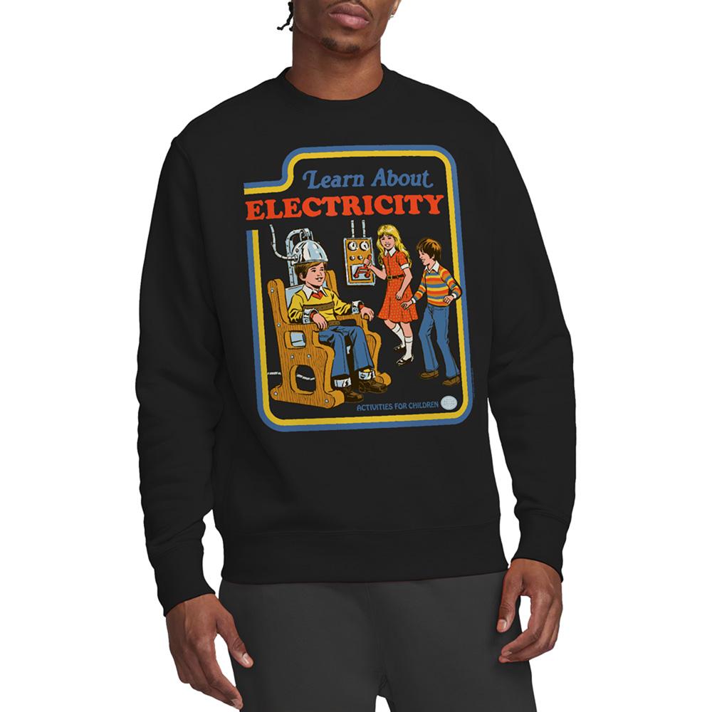 Steven Rhodes Unisex Adult Learn About Electricity Sweatshirt