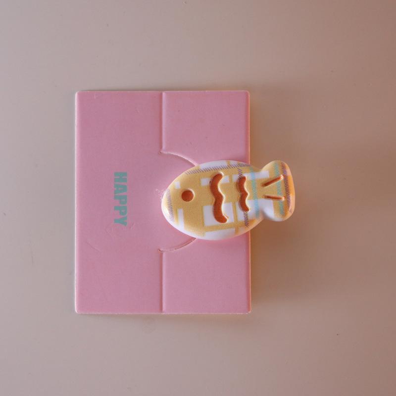 Kremowy kreskówkowy klips do włosów w kształcie ryby - Uroczy i bezpieczny dla kobiet i akcesoriów do włosów dziecka