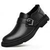 Fashion Spring British Style Designer Brand Leather Shoes Chelsea Leather Shoes Cowhide Shoes Waterproof Business Leather Casual Shoes