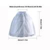 Flower Girl Wedding Petticoat 2 Hoop Crinoline Underskirt For Formal Occasion Dresses And Special Event Dressingup Props
