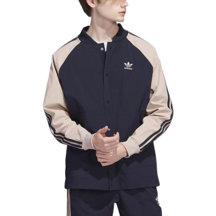 adidas Originals Jackets Men's Legend Ink Stand Collar Moderate Other IC5543