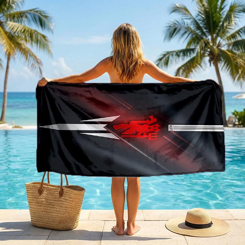 Telo da Spiaggia Asciugatura Rapida Manchester United FC Stampa Microfibra Assorbente Portatile da Viaggio per Nuoto