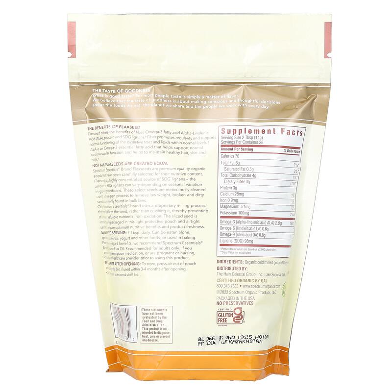 Organic Ground Premium Flaxseed, 14 Oz (396 G)