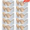 10pcs Fashionable Vintage Retro Oversized Frame Square Eyeglasses for Women Men Stylish Unisex Glasses for Everyday and All Kinds of Occasions