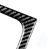 2Pcs Carbon Fiber Watercup Panel Cover Trim Decor For Honda Civic 8th 2006-2011