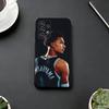 Sports Basketball Victor Wembanyama Phone Case For Samsung S25,S24,S21,S22,S23,S30,Ultra,S20,Plus,Fe,Soft Silicone Black Cover