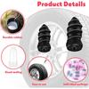50 Pcs Tire Repair Rubber Nail Kit,Tire Repair Plugs,Rubber Tire Plug Fast Tool Self-Service Repair Nail For Car Motorcycle Truck (2 Size)