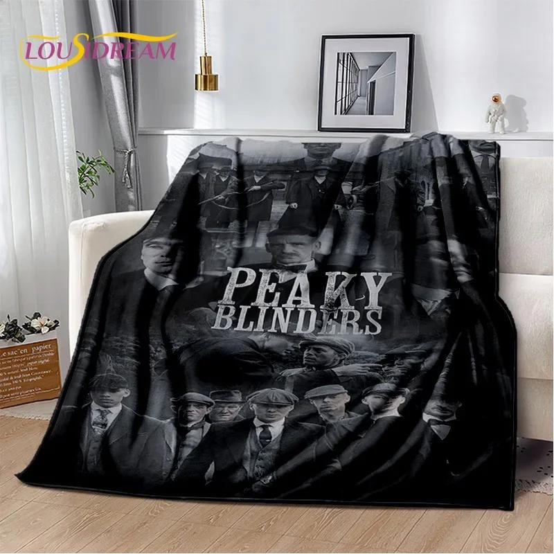New Tommy Shelby P-Peaky B-Blinders Soft Blanket,Soft Throw Blanket for Home Bedroom Bed Sofa Picnic Travel Cover Gift