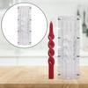 Durable Plastic Silicone Candle Mold Tall Taper Design for Resin Candles Making Tools and Festive Home Décor