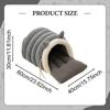 Slipper Cat Bed Detachable Soft with Hooded Covered Hood Hideway Pet House Nest for Pet Supplies Rabbit Kitty