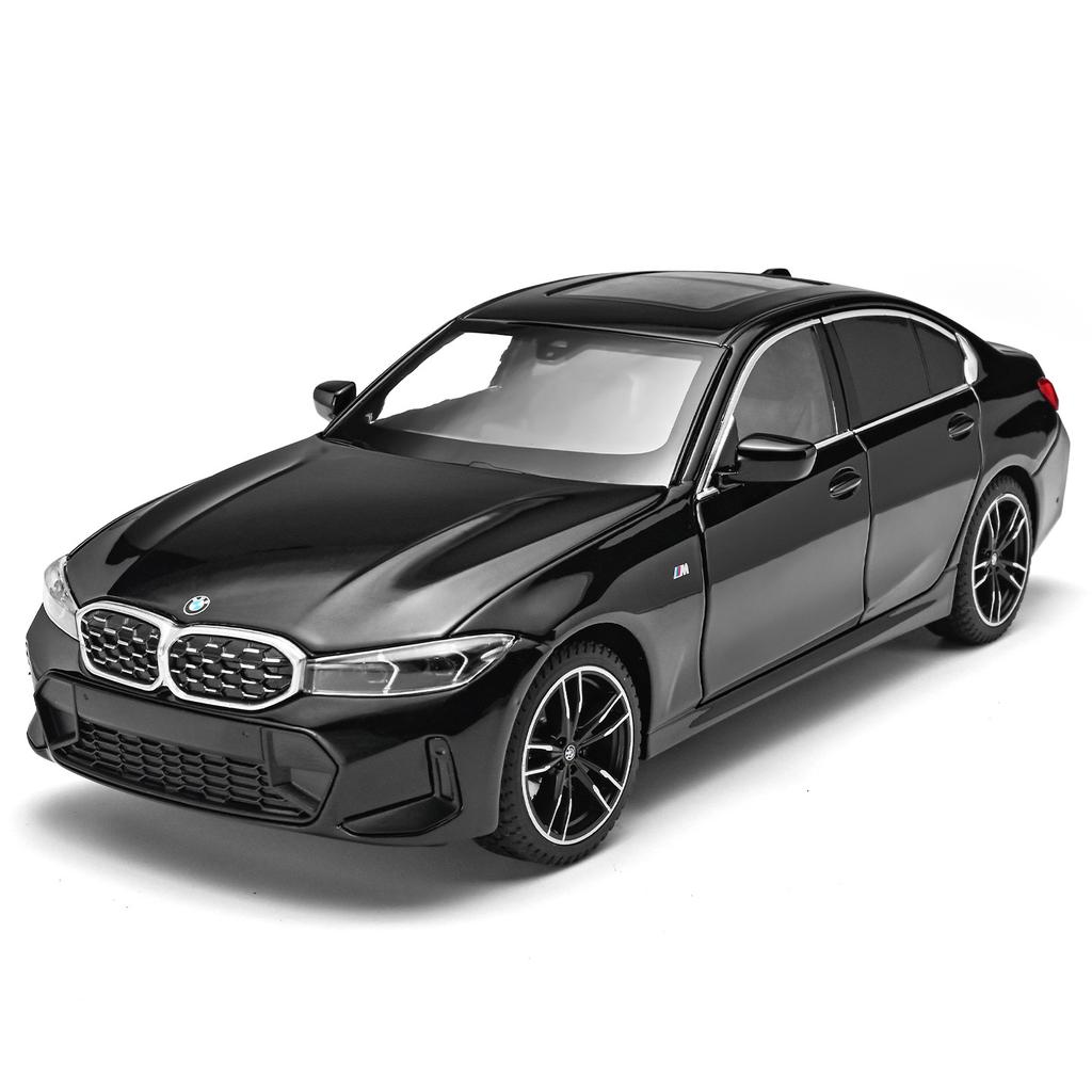 1:24 BMW 3 Series 325i 325LI M Coupe Alloy Car Model Diecast Metal Sports Vehicle Car Model Simulation Sound Light Kids Toy Gift
