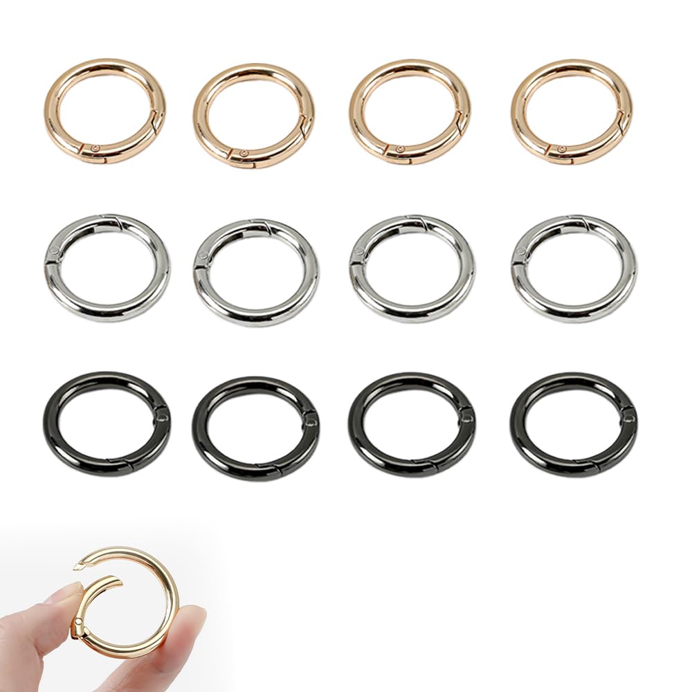 Carabiner Round 20 X 13mm Round Spring Carabiner Metal Ring