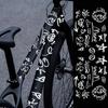 1 Set MTB Rennrad Rahmen Aufkleber Cartoon DIY Reflektierend Wasserdicht Fahrrad Aufkleber Für Fahrrad Rahmen Oberrohr