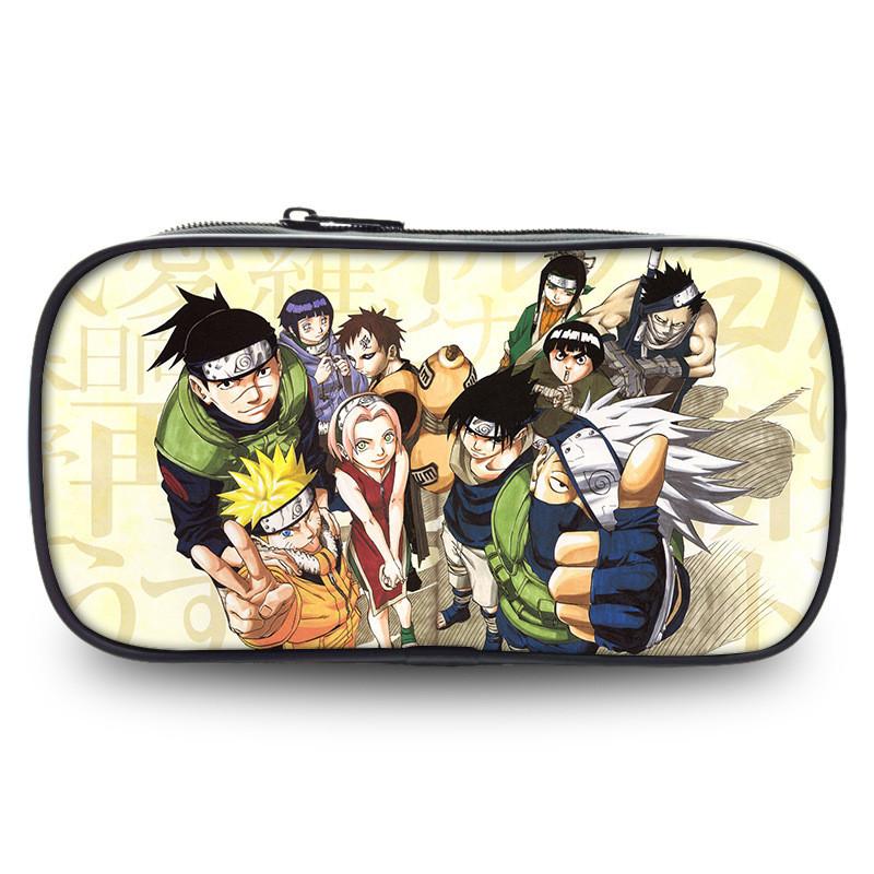 Naruto Anime Character Print Student Single Layer Stationery Storage Bag