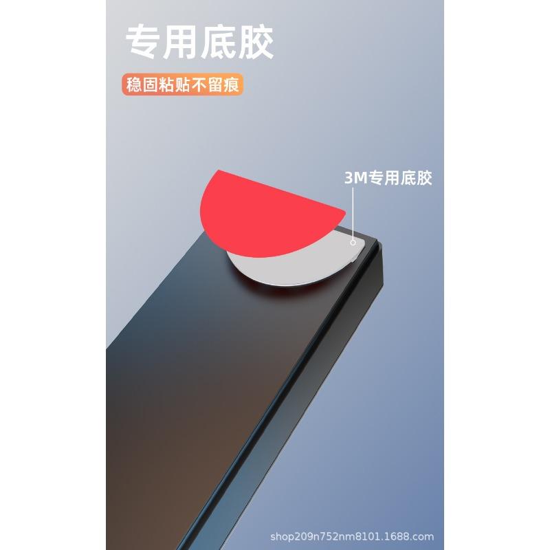 Hidden Luminous Temporary Parking Number Plate Car Interior Accessory