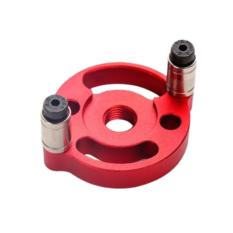 2-10mm Dübelbohrschablone Kit Selbstzentrierender Bohrerführung Locator Mit 8 Stahlbuchsen Holzbearbeitung Aluminiumlegierung Loch Vertikaler Loccher
